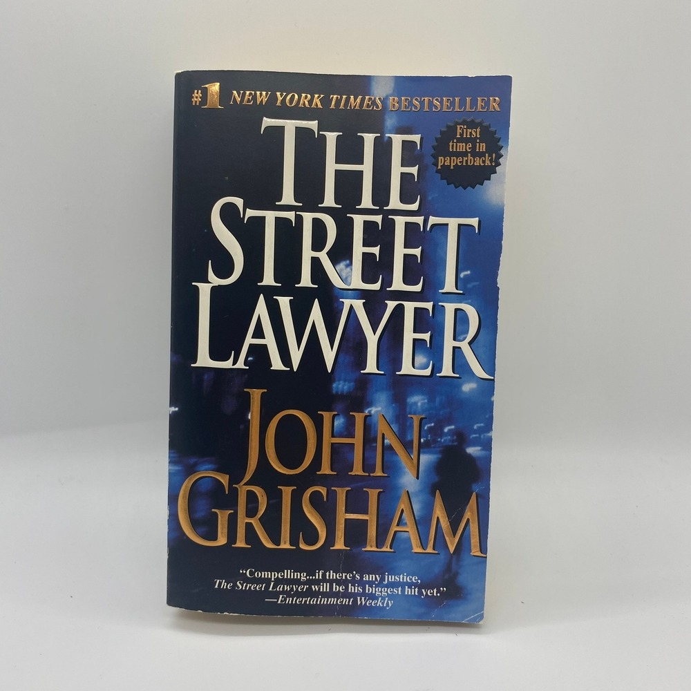 John Grisham The Street Lawyer Paperback OS Blue Good Legal Thriller Mystery
